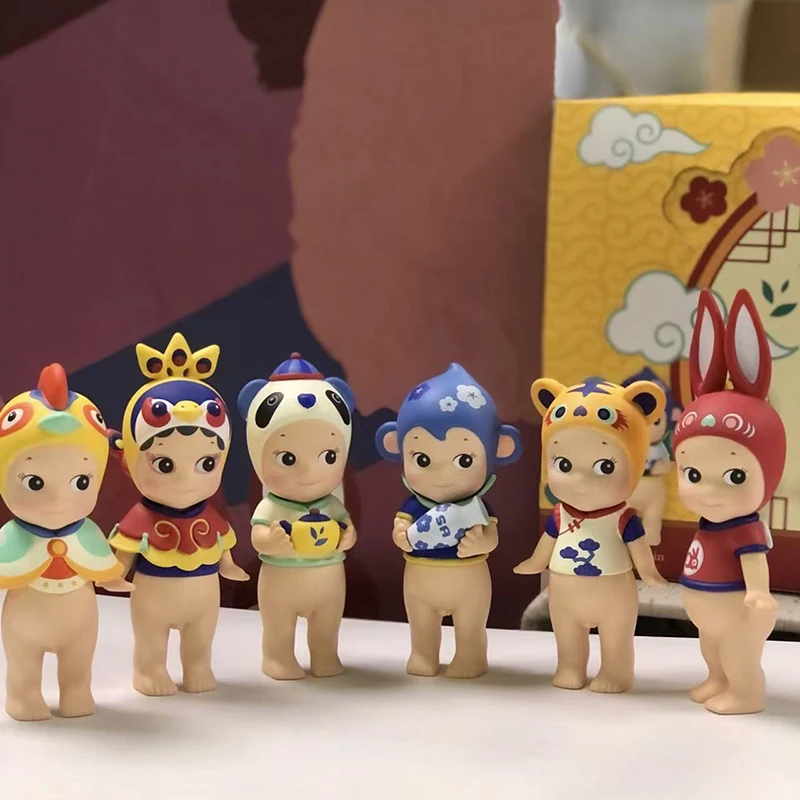 

Sonny Angel Mini Figure Chinoiserie Series Blind Box Surprise Box Original Action Figure Cartoon Model Mystery Box Collection