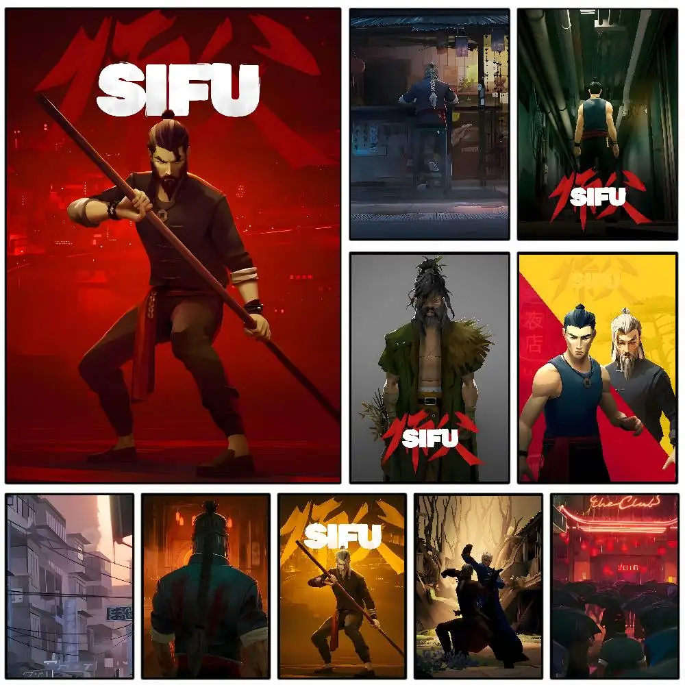 Popular juego de lucha de S-SIFU, póster artístico con impresiones, decoración para el hogar, dormitorio, sala de estar, regalo