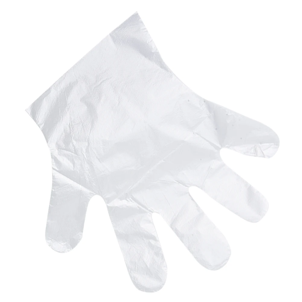 100x Gloves Anti-skid Comfortable Corrosion-resistant Detergent-resistant Non-sterile Oil-resistant Transparent