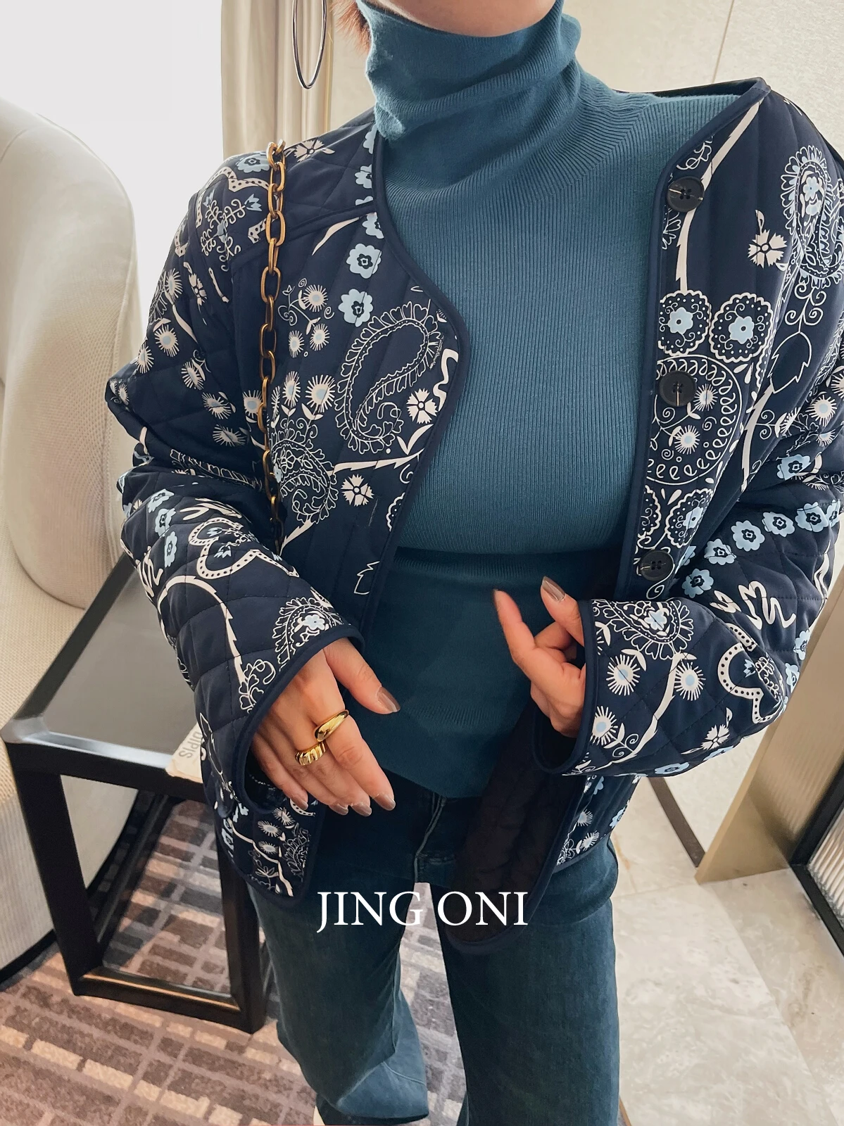 Bloemen Opvulling Vrouw Kleding 2023 Mode Koreaanse Stijl Vintage Y 2K Winterjas Parkas Jas Nieuwe Bovenkleding Short Lichtgewicht