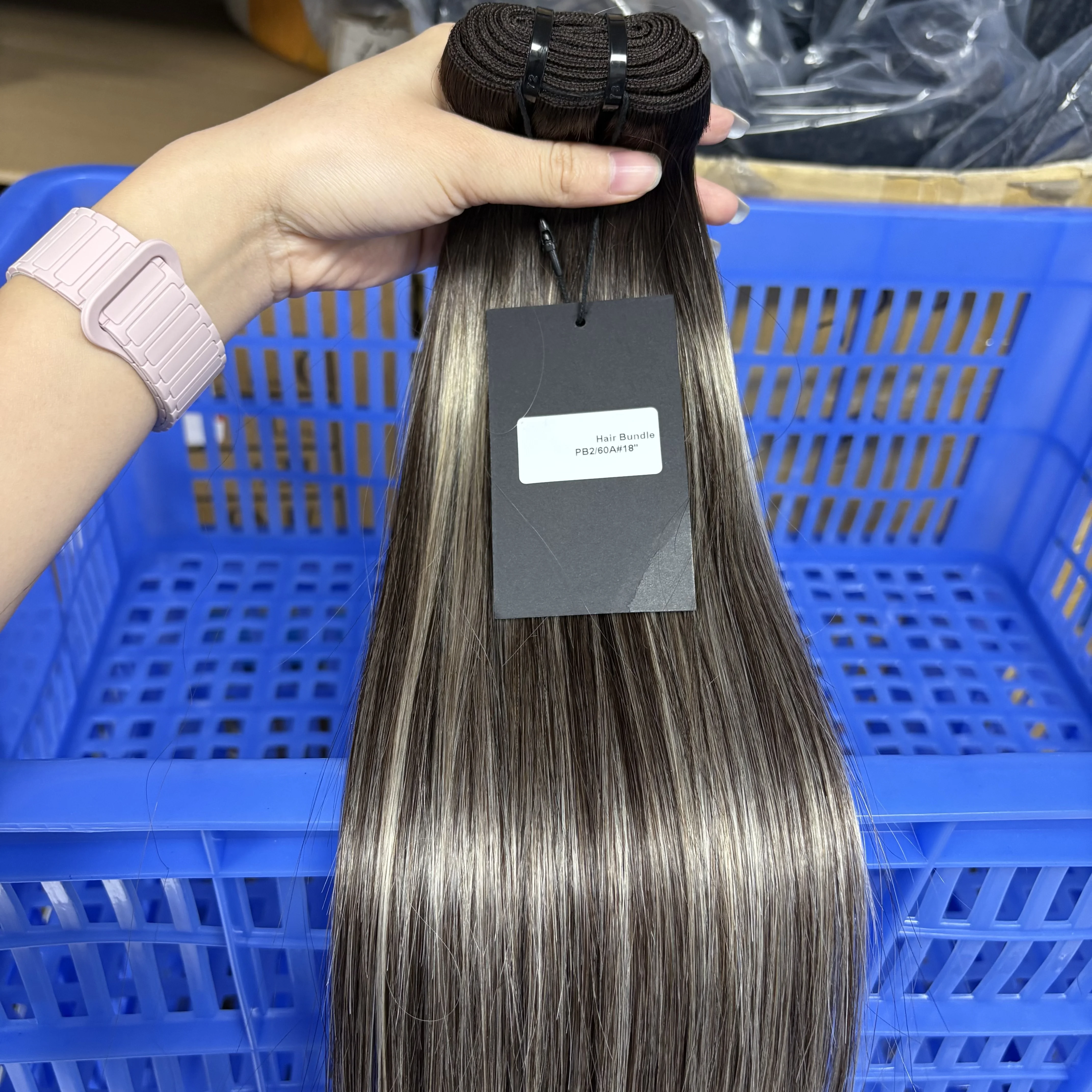 100g/Bundle Straight Human Hair Bundles 15A 100% Raw Vietnamese Human Hair Weft Unprocessed Hair Extensions for Women