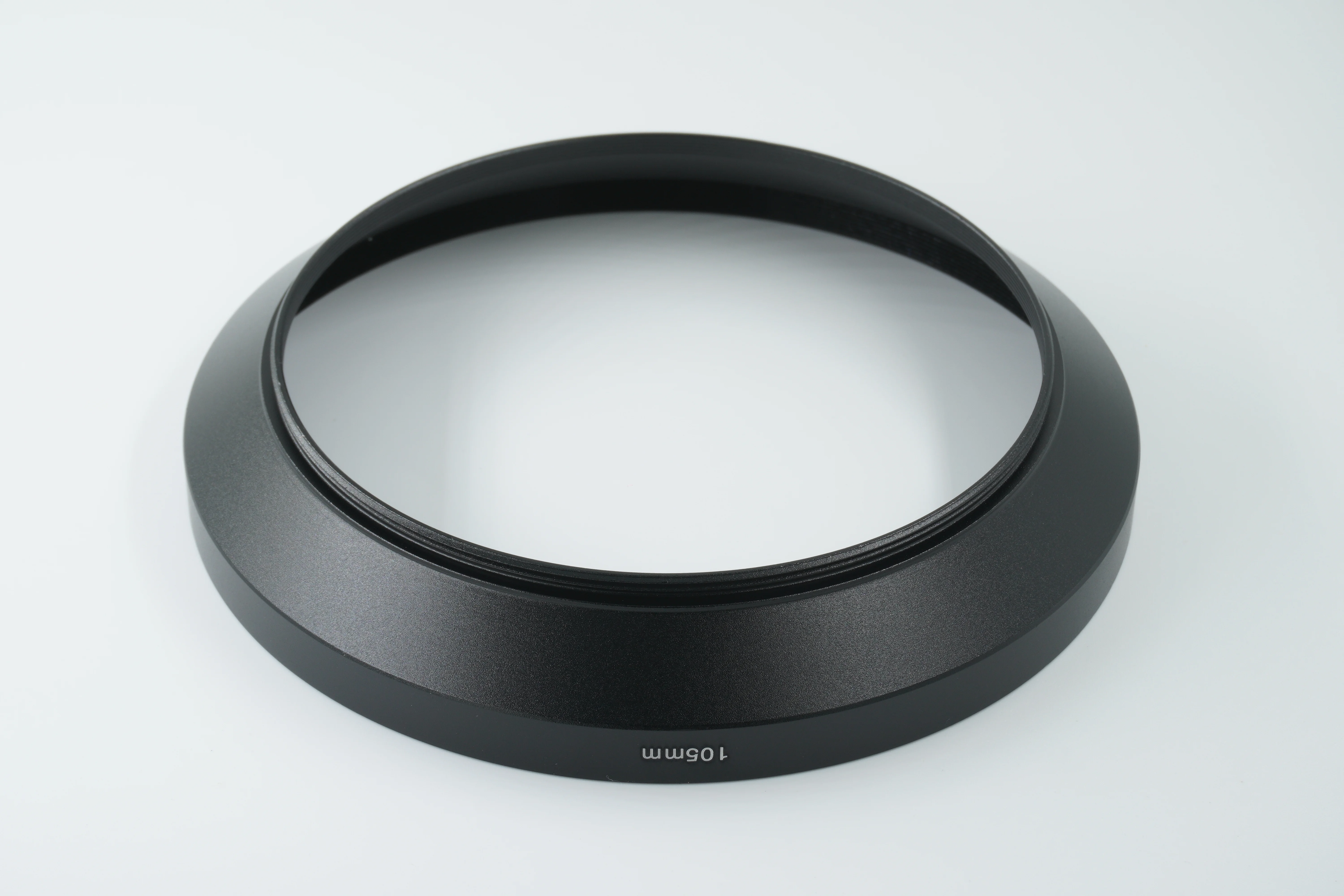 Osłona obiektywu metalowa, zakrzywiona, skośna, gwint x1, 86mm 95mm 105mm, do obiektywów szerokokątnych — zdjęcie produktu 5