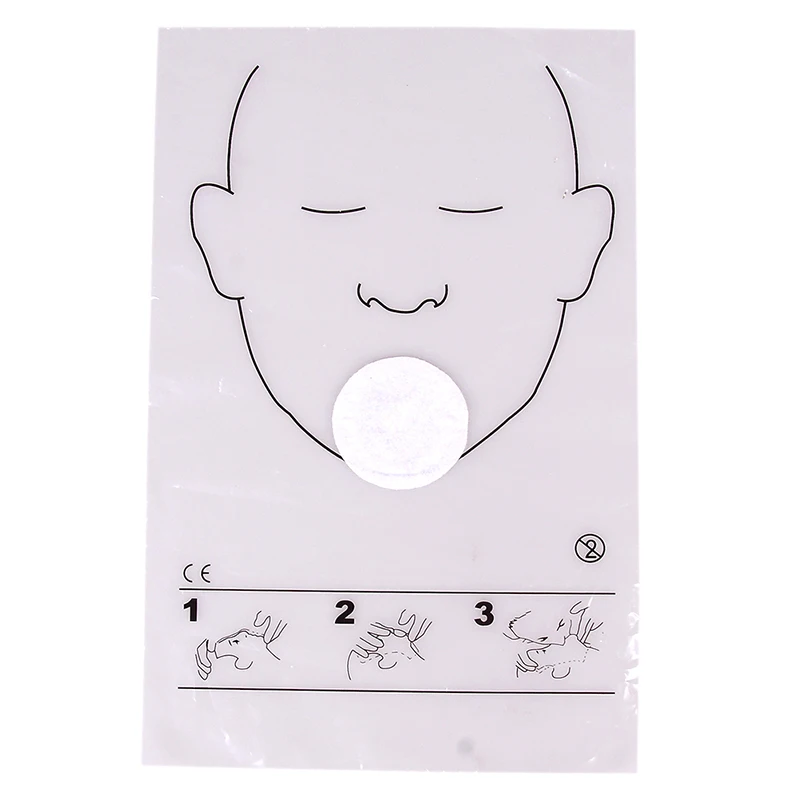 30pcs/roll Portable Breathing Mask Disposable CPR Training First Aid Resuscitator Mask CPR Face Shield Roll Rescue Kit Tool