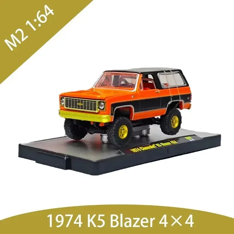 

M2 1:64 Scale 1974 K5 Blazer 4×4 Alloy Simulation Car Model Static Collection Decorated Holiday Toy Souvenir Gift