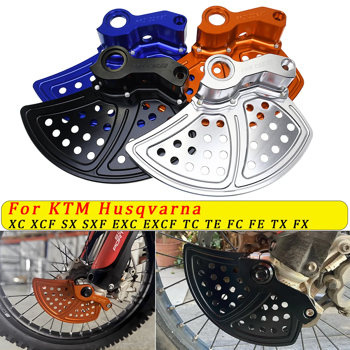 

Motorcycle Front Brake Disc Guard Protector Cover For KTM SX-F XC-F EXC-F XCF-W Six Days TPI For KTM Husqvarna FE TC TE TX FC FX