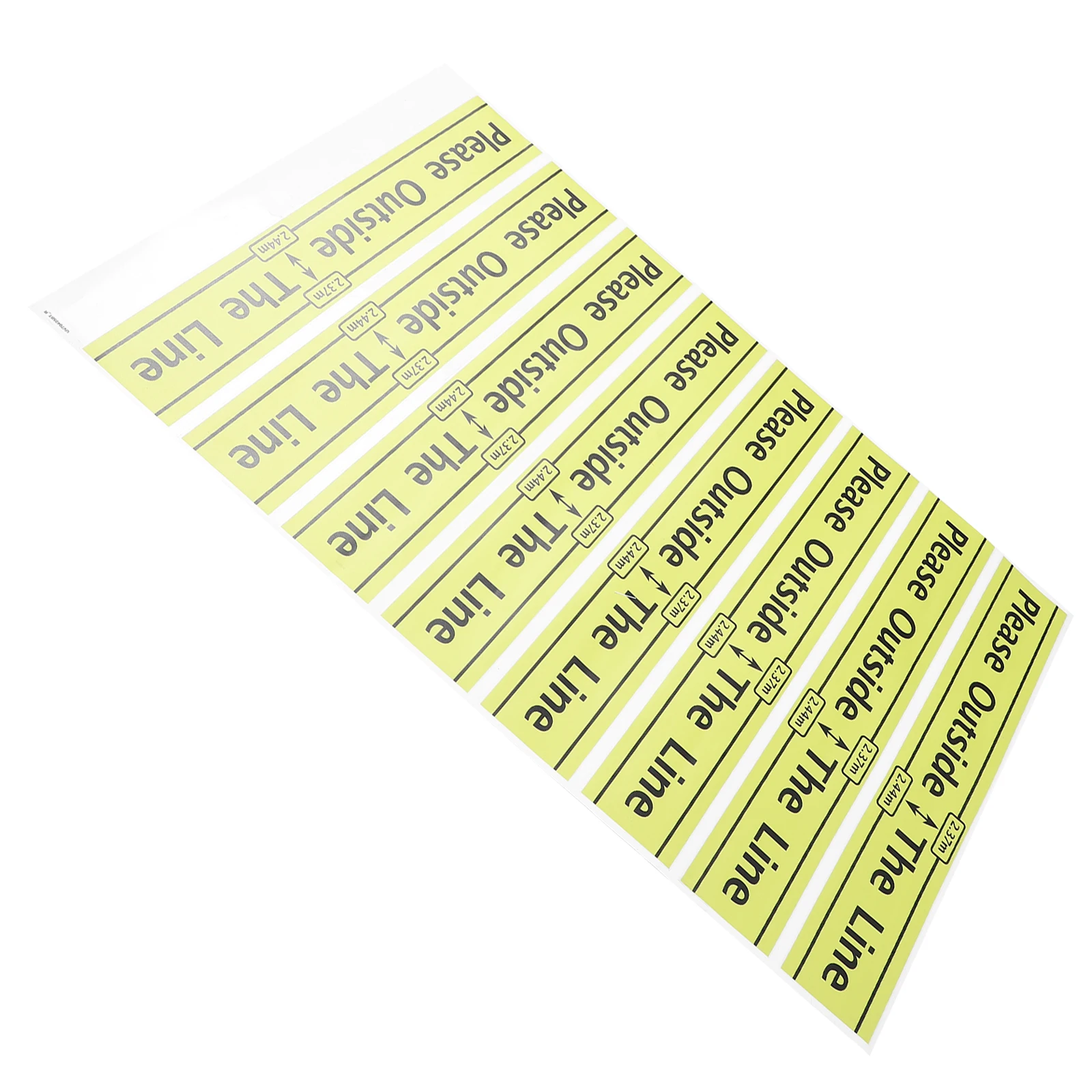 

1 Sheet Throwing Marker Glow in Dark PVC for Accurate Throw Distance Indoor Outdoor Game Marking