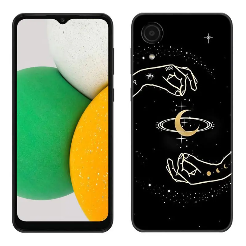 Suns Moons Clouds Astrological Phone Case For Samsung Galaxy A01 A03 Core A04 A10 E A05 A20 A21 A30 A50 S A6 A8 Plus A7 A9 2018