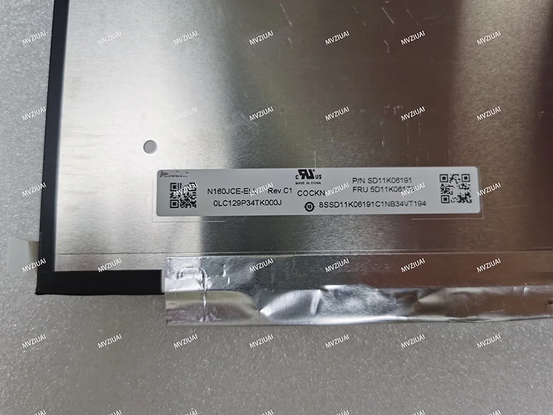 Imagem -02 - Painel de Tela Lcd para Lenovo Ideapad Slim 16irl8 Laptop 30pin 5d11k06176 5d11k06180 5d11k06181 160 Novo