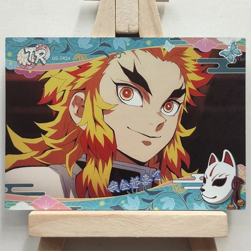 أنيمي شيطان القاتل TR بطاقات Tomioka Giyuu Kochou Shinobu Kanroji Mitsuri جمع بطاقة عيد الميلاد هدية عيد ميلاد لعب الأطفال