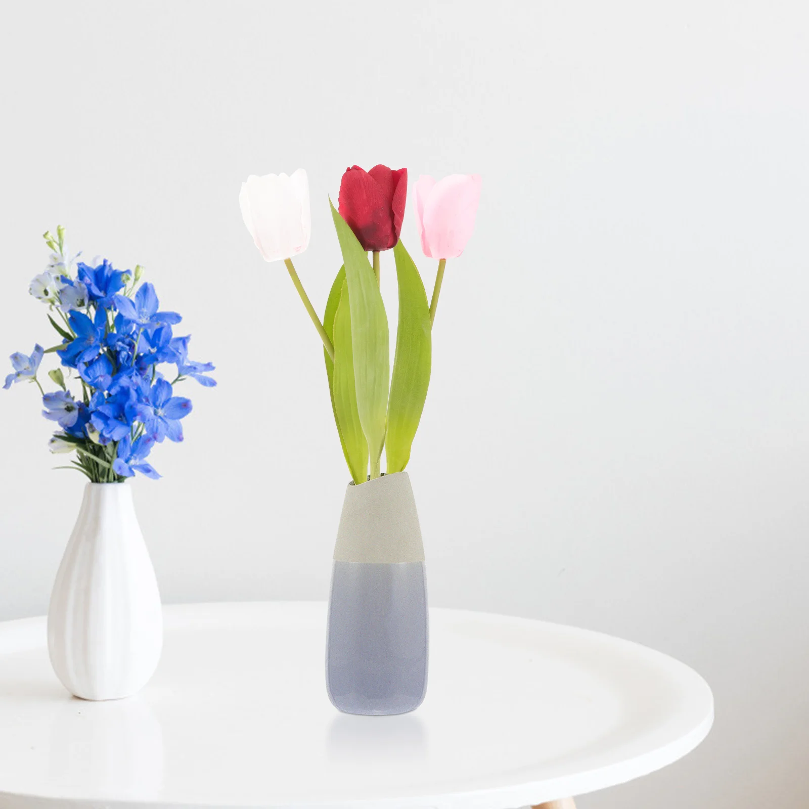 

3pcs Decor Home Bedroom Living Faux Fake Spring Decor Tulips Artificial Diy Flowers Tulips Room Wedding Party