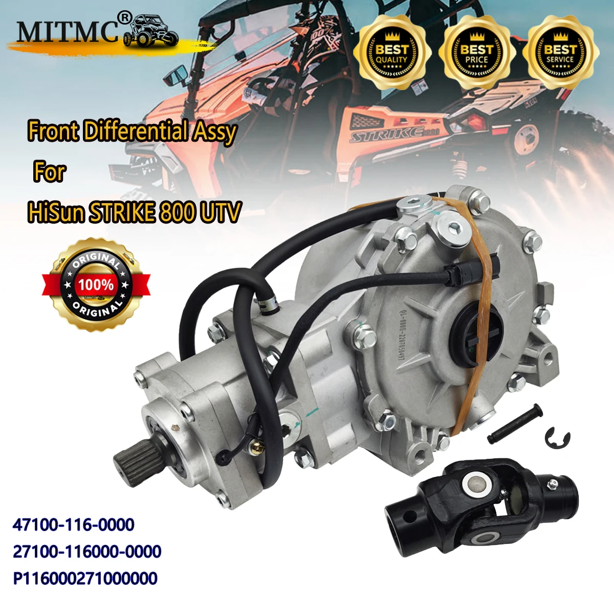 Oryginalny przedni mechanizm różnicowy do HiSun STRIKE 800 UTV 47100-116-0000 27100- 116000 -0000 P 116000271000000