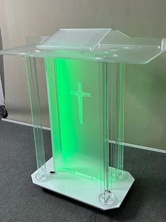 Acrylic podium, a variety of choices, simple, light luxury, teaching T tables and chairs
