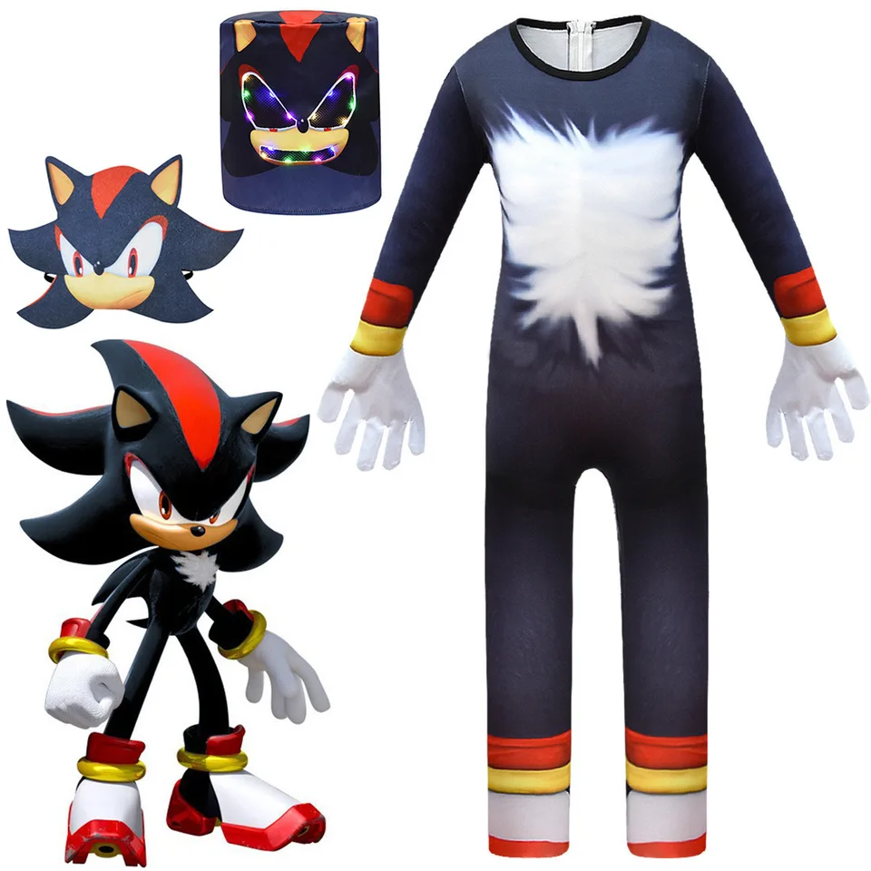 新しいシャドウ・ザ・ヘッジホッグソニックキャラクターマスク