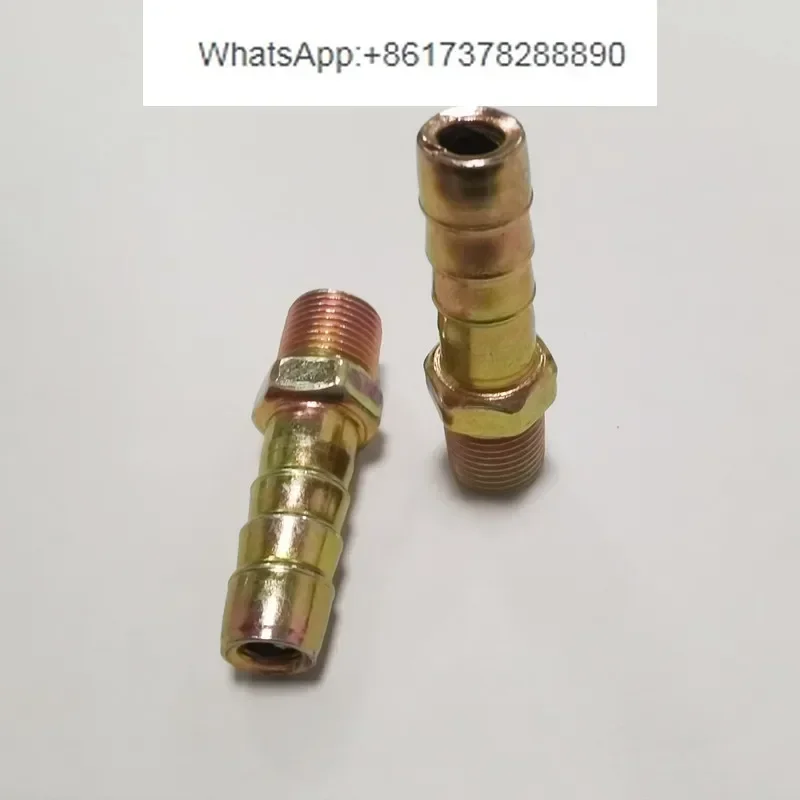 50Pcs pagoda connector, oil pump oil port NPT connector 1 point 2 point 3 point 1/8 1/4 3/8