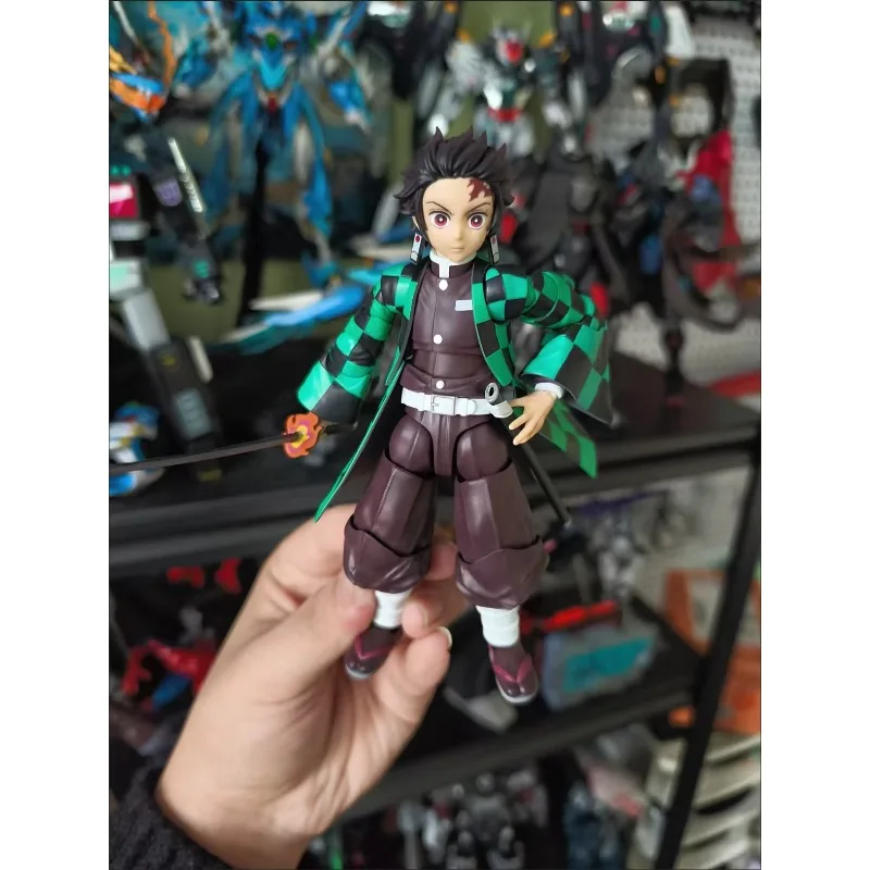 

In Stock Original SHF Bandai Demon Slayer Tanjiro Kamado Nezuko Tomioka Giyuu Action Figure Animation Toy Gift Model Collector