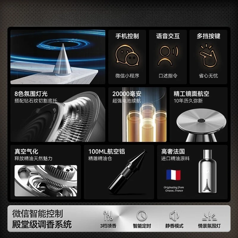 Fragrance machine aromatherapy indoor bedroom, hotel commercial diffuser household bedroom perfume essential oil