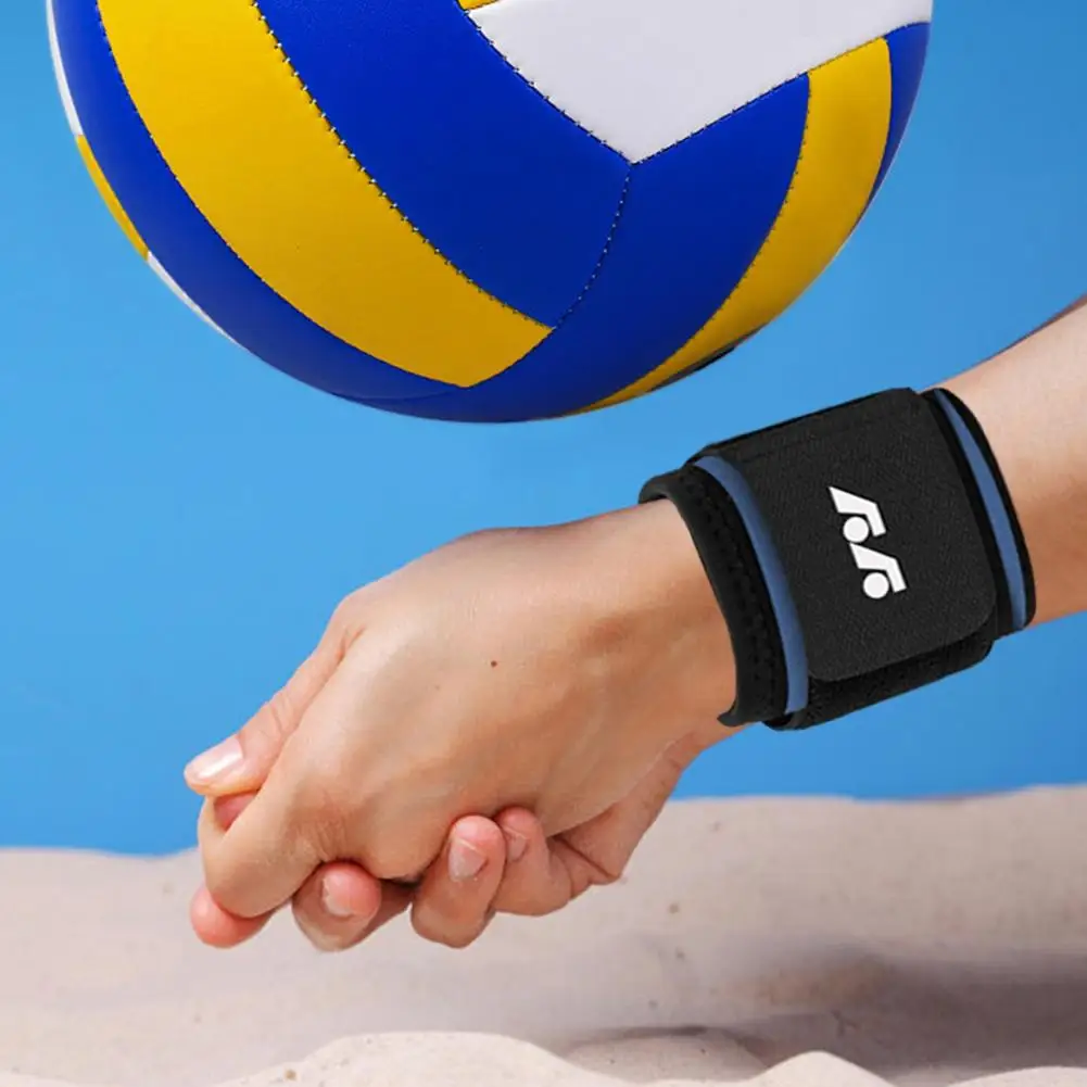 Sports Wrist Wrap Adjustable Sport Wristband Fastener Tape Elastic Wrist Compression Strap for Fitness Training Wrist for Pain