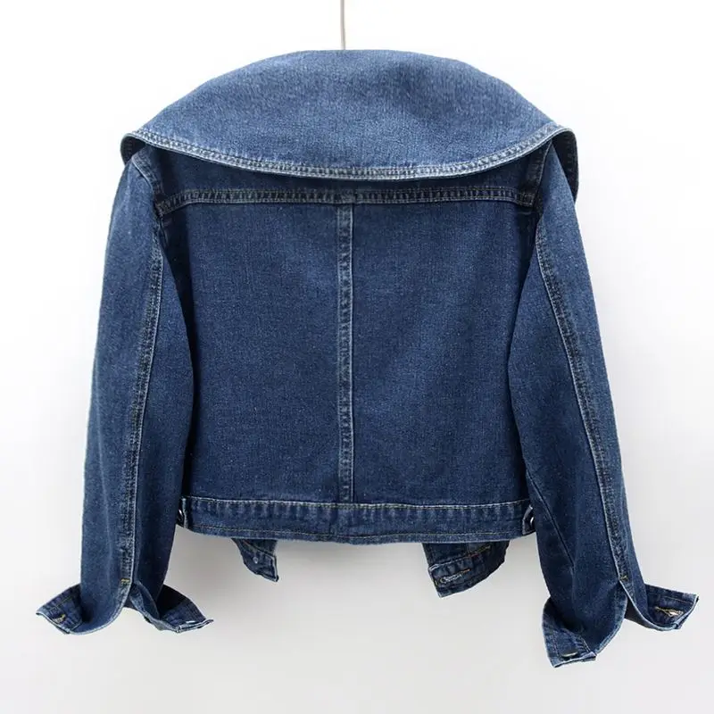 Women's Denim Jacket NEW Spring and Autumn Fashion Short Coat Loose and Comfortable Small Fellow Tops