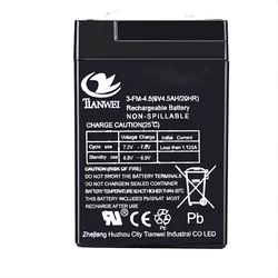 6V4.5AH  Battery  Rechargeable for Children Toy Electronic Scale  Lead-acid Accumulator