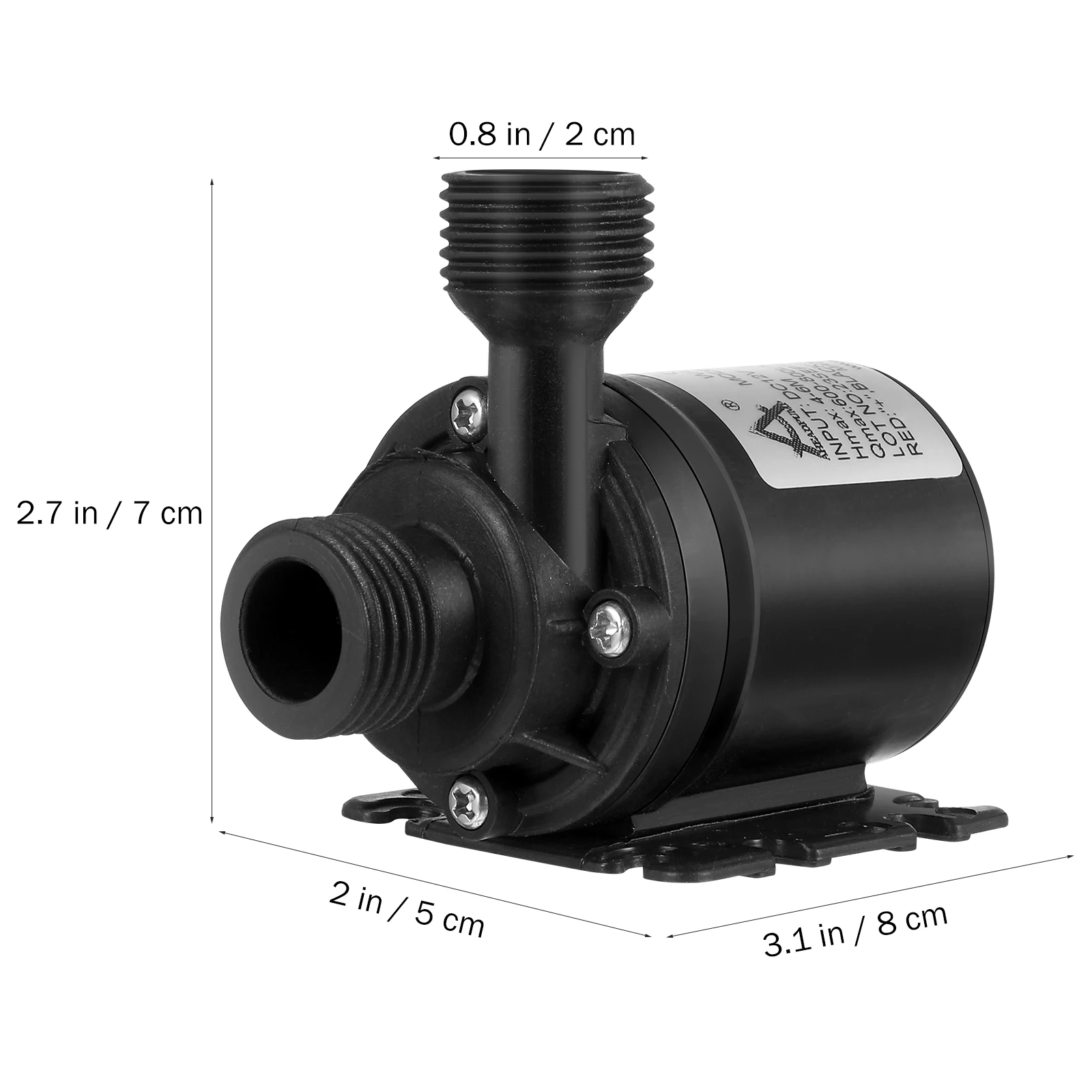 

12V Submersible Water Pump 800L/H 5M For Fountain Pool Aquarium Fish Tank Solar Circulation System Mini Water Pump