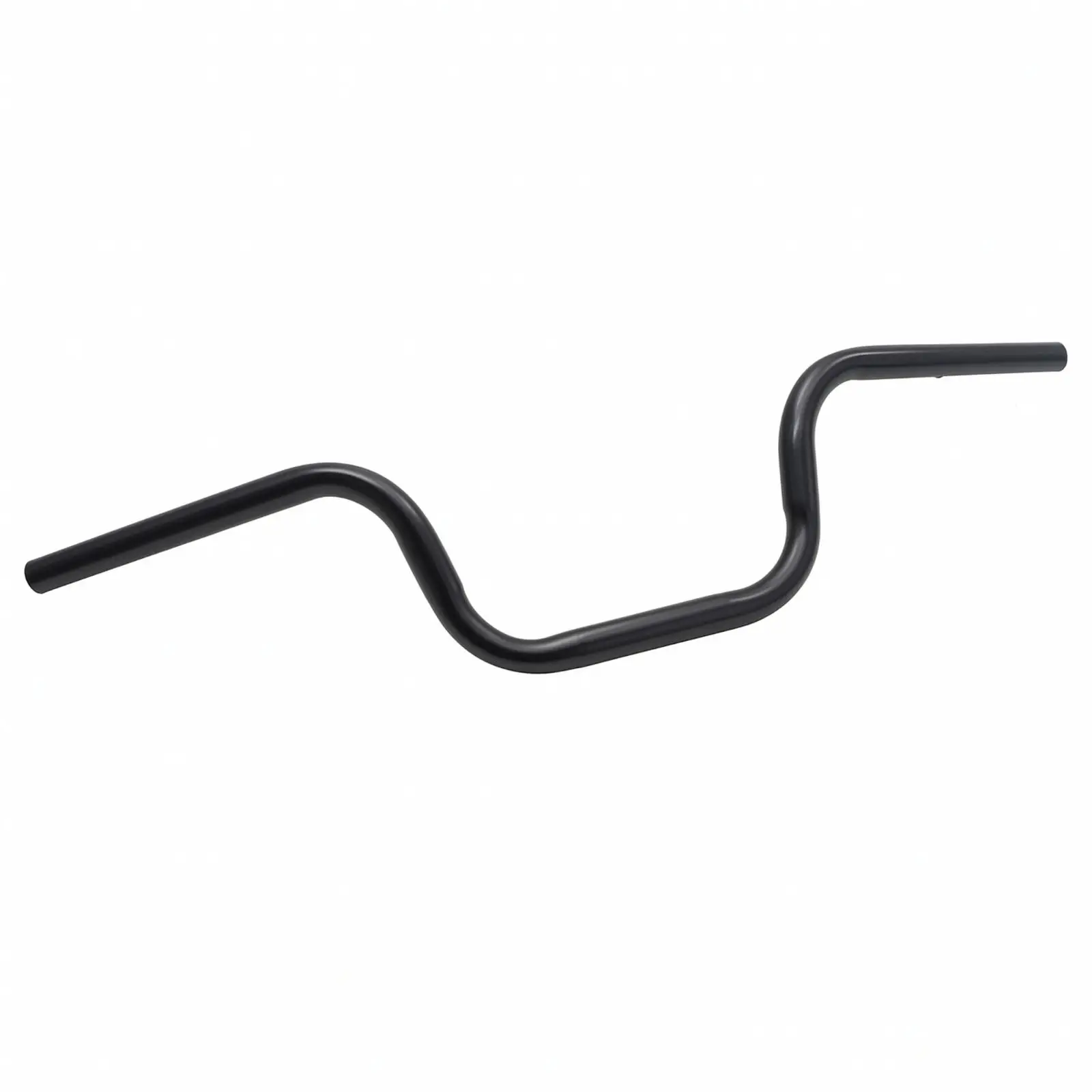 Black Motorcycle Handlebar 7/8 Inch Iron Built for Custom Builds and Routine Swaps with Comfortable Riding Position