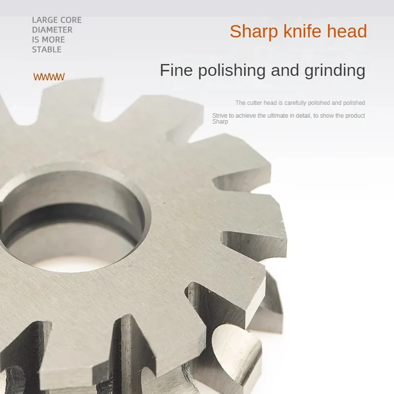 Fresa semicircolare concava HSS (taglierina Radius) - Fresa ad arco a disco a 3 flauto che forma fresa