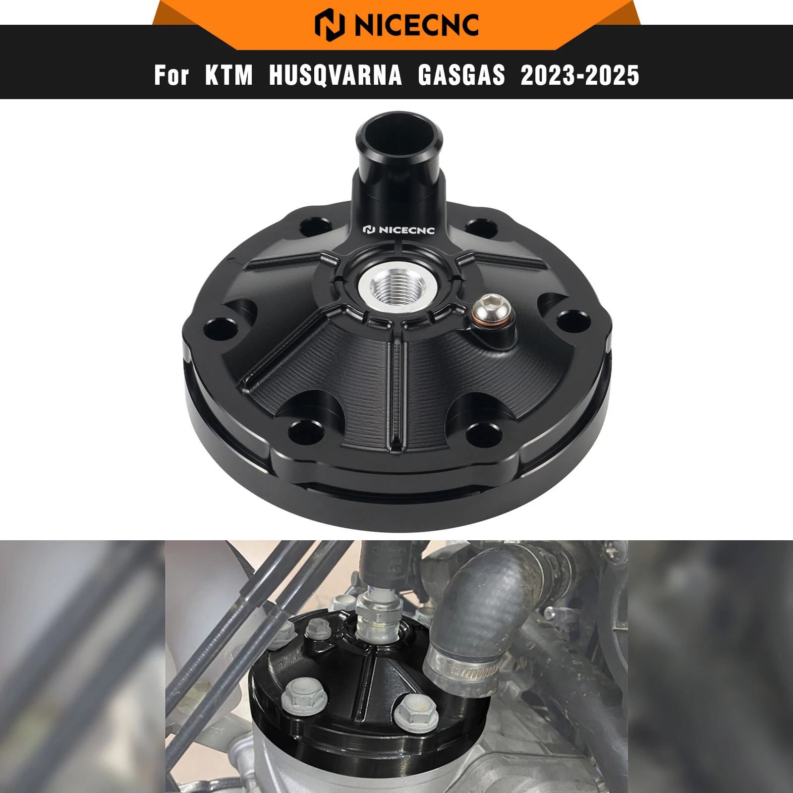 

NICECNC For KTM EXC 250 Husqvarna TE 250 GasGas EC 250 2024 2025 Motorcycle Engine Cylinder Head Top End Cover Guard Protector