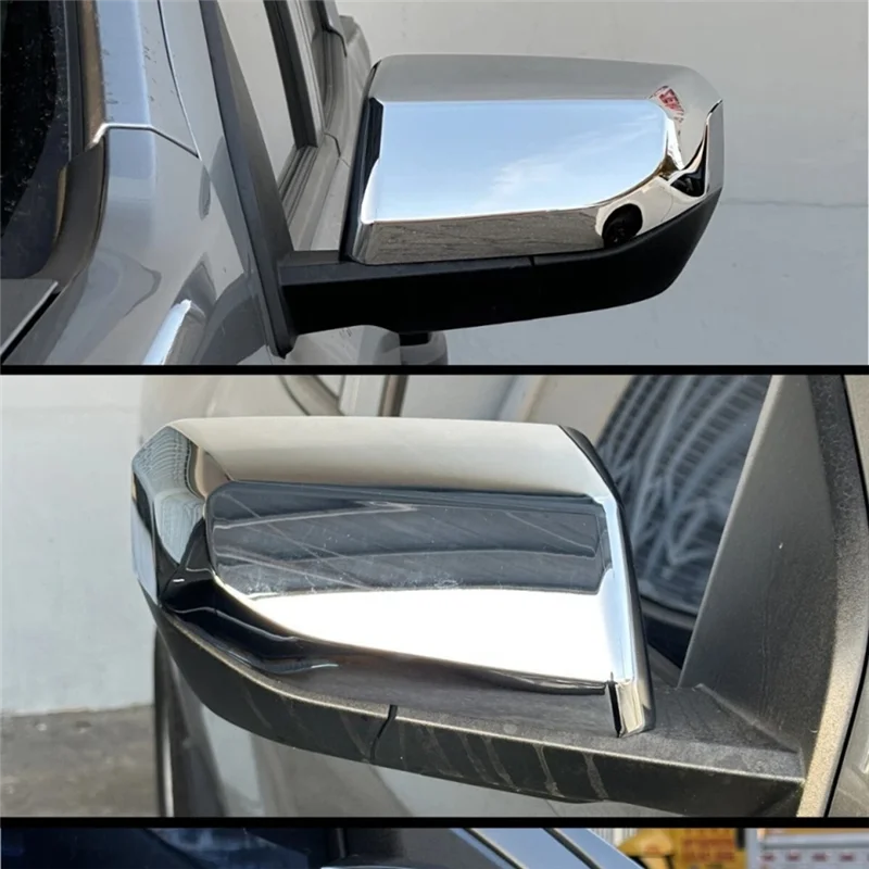 

A82E-Car Rearview Mirror Cover For Colorado 2024 Electroplated Side Door Trim Overlay