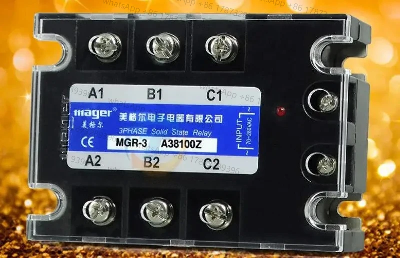 MGR Three - phase solid state relay AC - controlled alternating current MGR - 3 A38100Z 380V 100A mager
