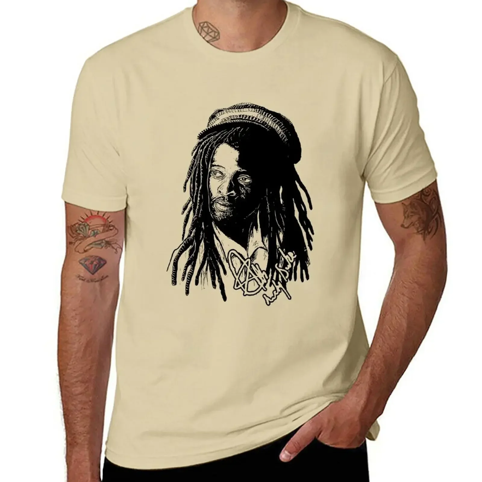 Cute clothes anime clothes cute tops mens Lucky Dube - Roots Rock Reggae T-Shirt oversized harajuku men clothing FUNNY