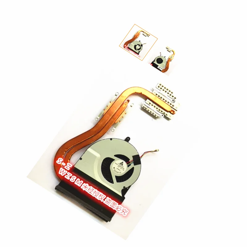 WZSM New and Original Cooler For ASUS N56 N56VM N56VJ N56VZ N56DP N56V N76V N76 13GN9J1AM050-2 Laptop cooling Heatsink wit thick