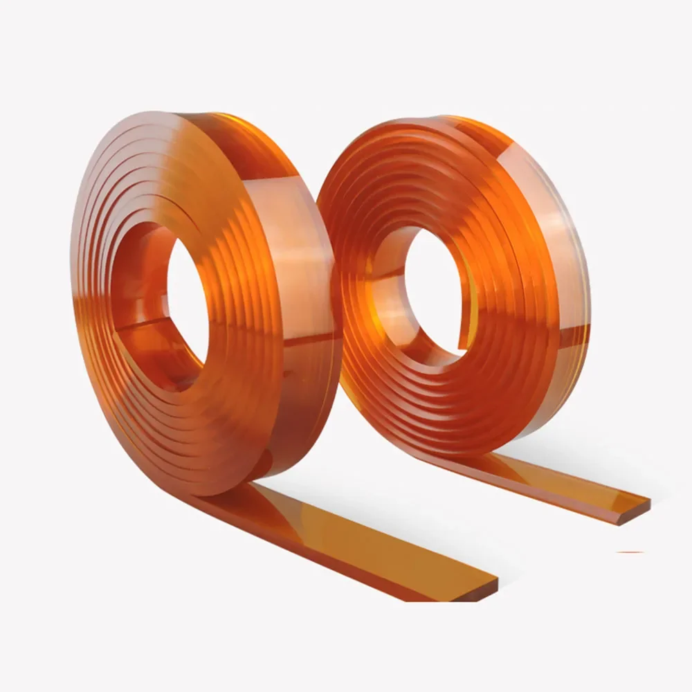 Brown Color One Meter Length Screen Printing Squeegee Rubber Tip Scraper for Silk Equipment