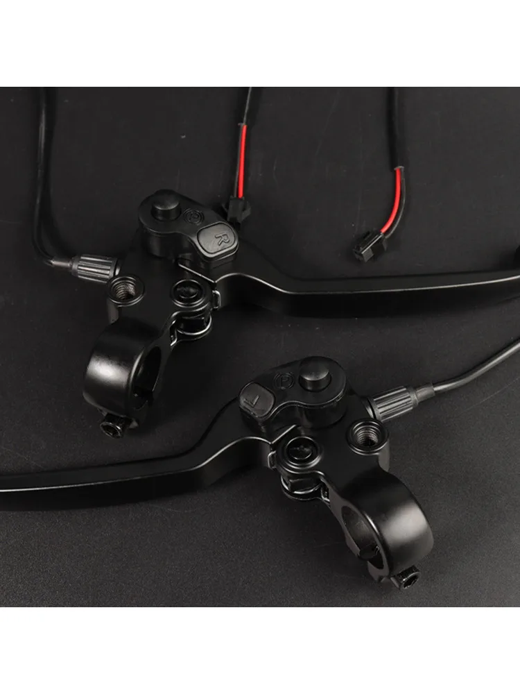 AliExpress SPORTARC 1 Pair E-bike Mechanical Brake Levers Electric Bicycle Part With Parking Button Brake Lever Handle Bar Ebike Accessories