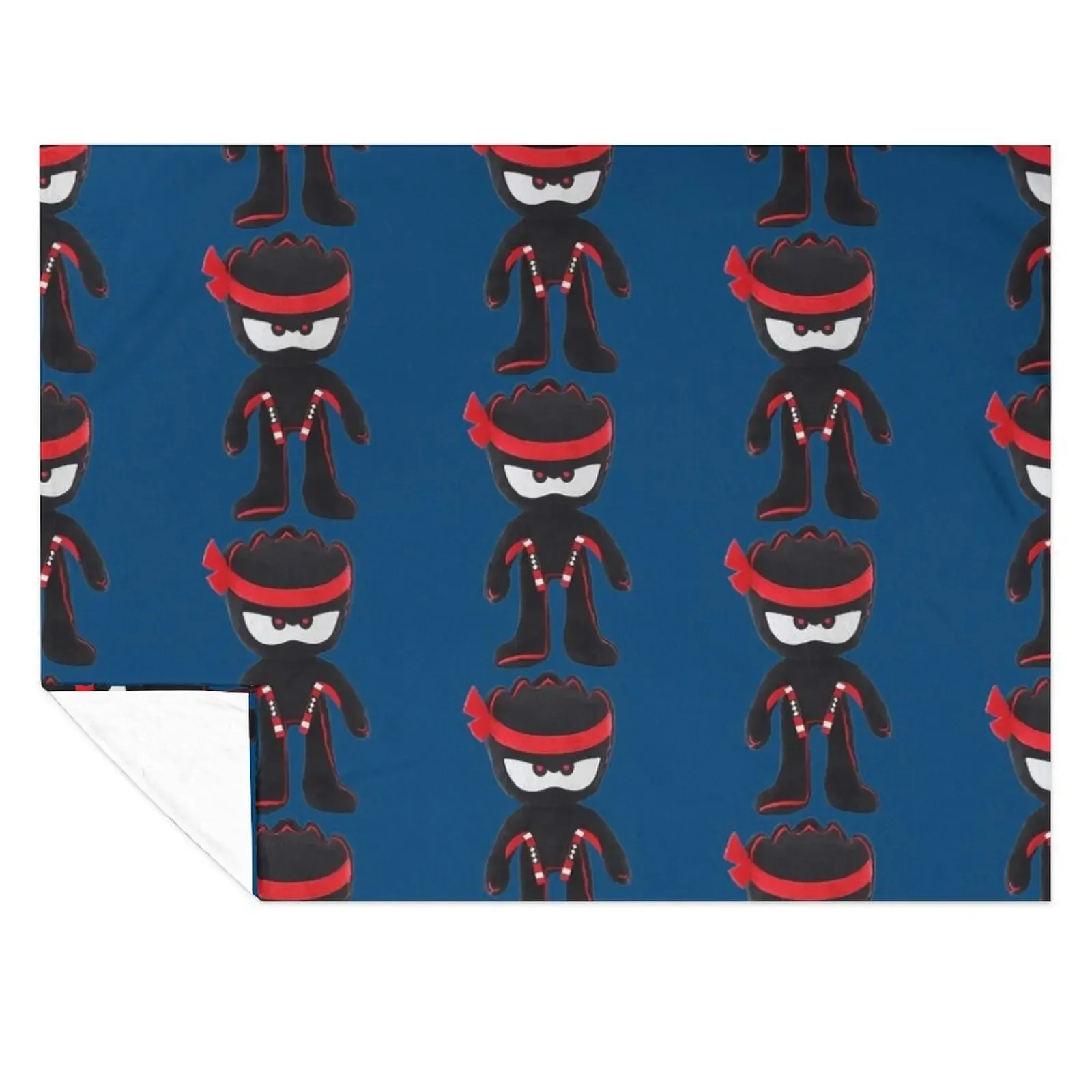 

Ninja Plushie Red Throw Blanket Comforter Soft Warm For Baby Blankets