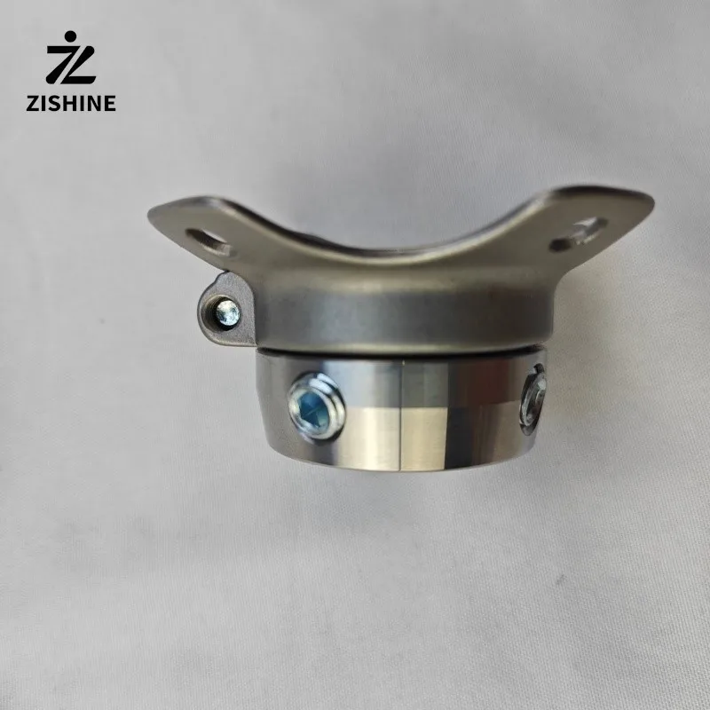 Rotatable Female Four Jaws Plate & Standard Adapter for Prosthetic Socket Adjustable 4-Prong Connector Titanium/Stainless Steel