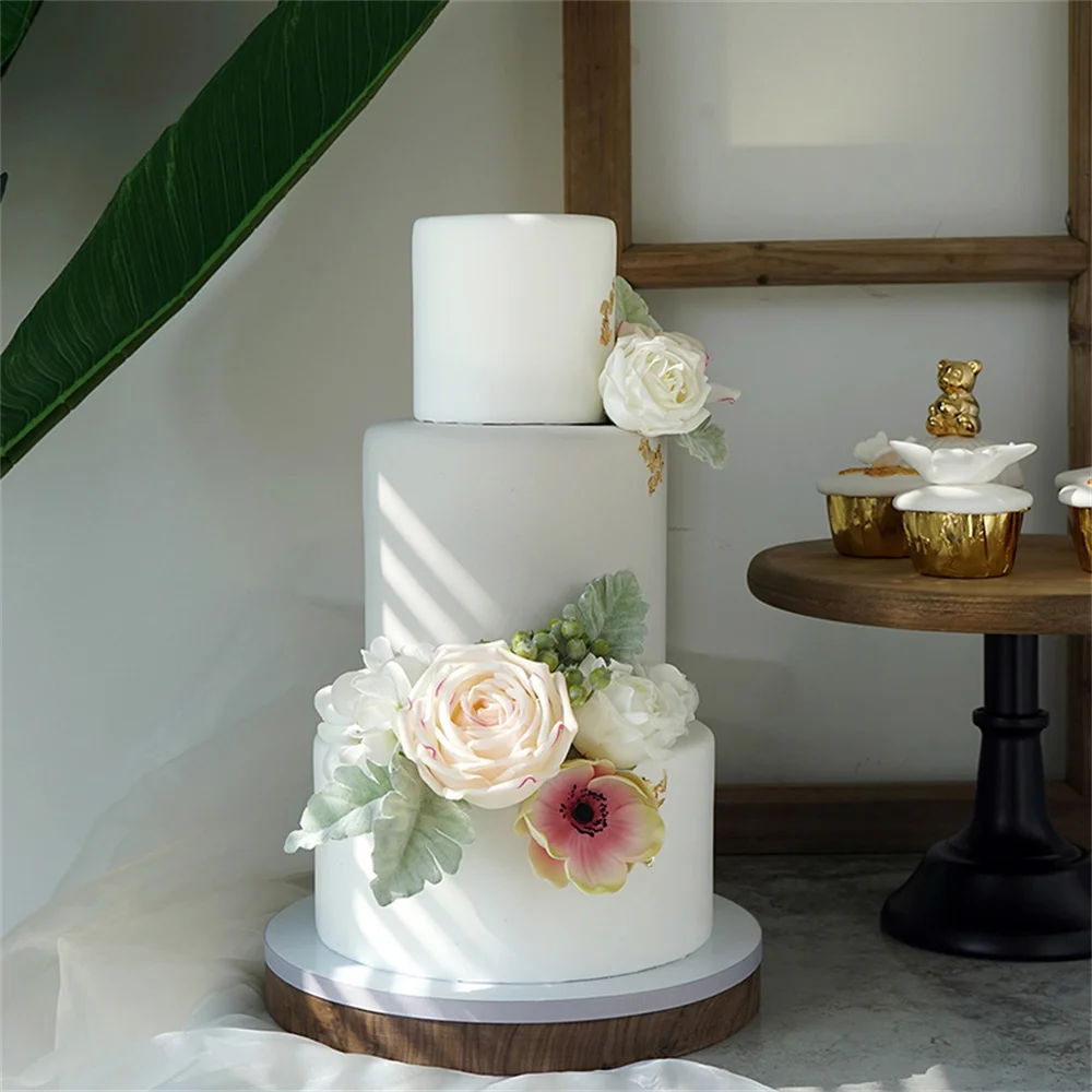 

big Size Artificial fake simulation cake birthday wedding decoration Festive party supplies three layers wedding cake model