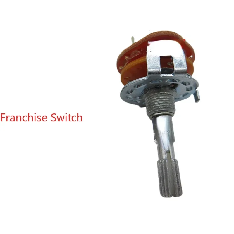 

10PCS Band Switch SR251 25MM Rotary Gear 3 Knives 4 Gears 30 Flower Shaft