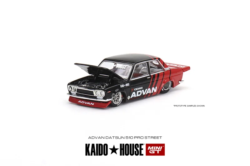 TSM MINI GT KAIDO HOUSE 1:64 Datsun ADVAN 510  Diecast Model  Race Car Kids Toys Gift