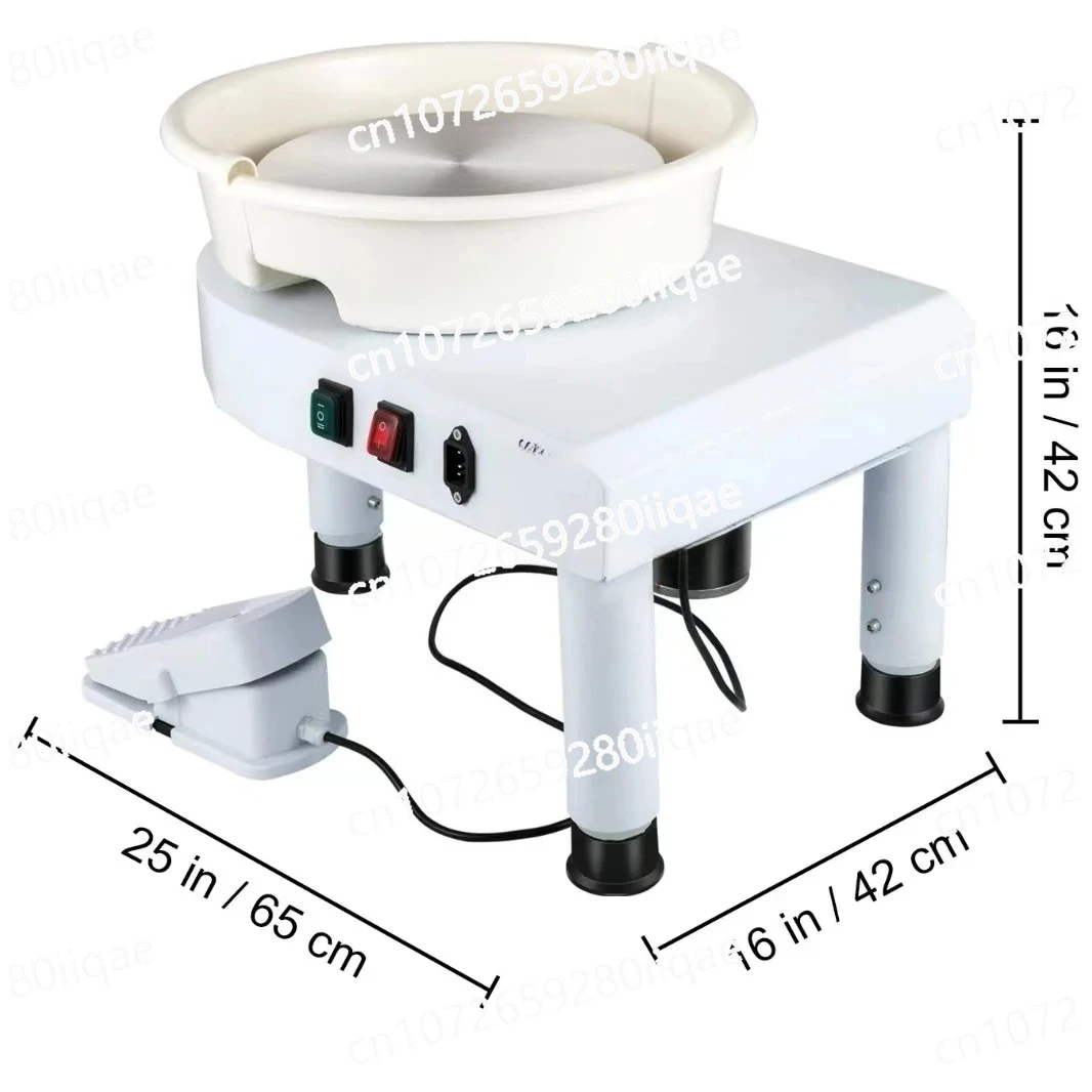 

450W 14in/35cm Electric Clay Pottery Wheel for Adults and for Household Use