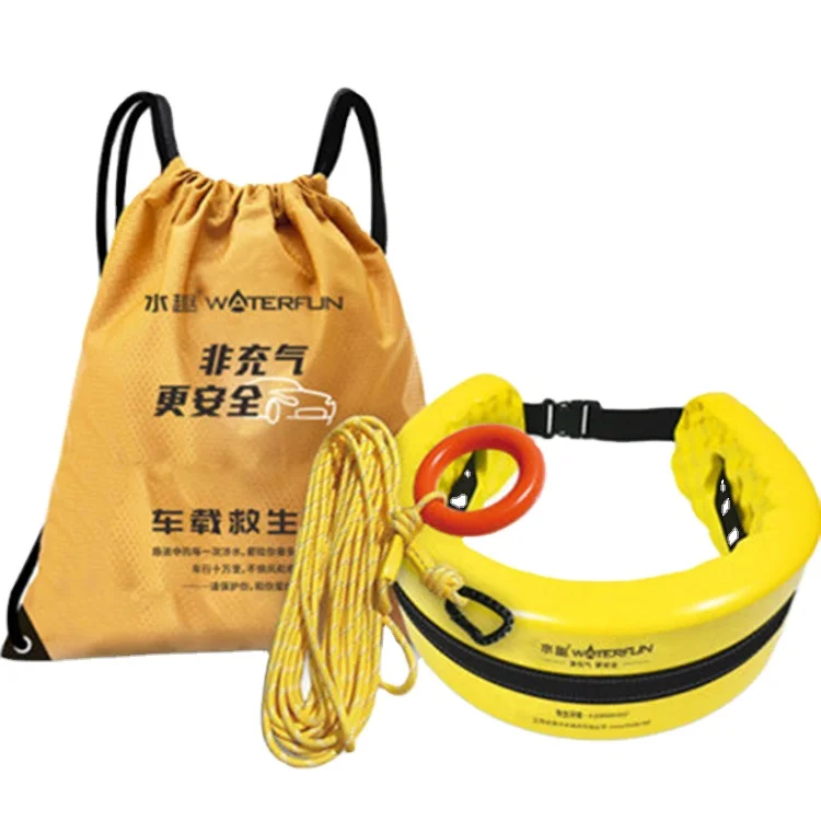 Wholesale Adjustable reflective water rescue rope and rescue float belt Harness Belt With Nylon Material rope