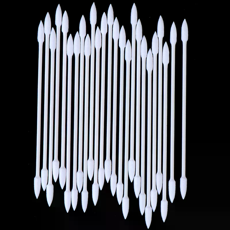 이어폰 전화 충전 포트용 면 일회용 스틱 청소 도구 25개