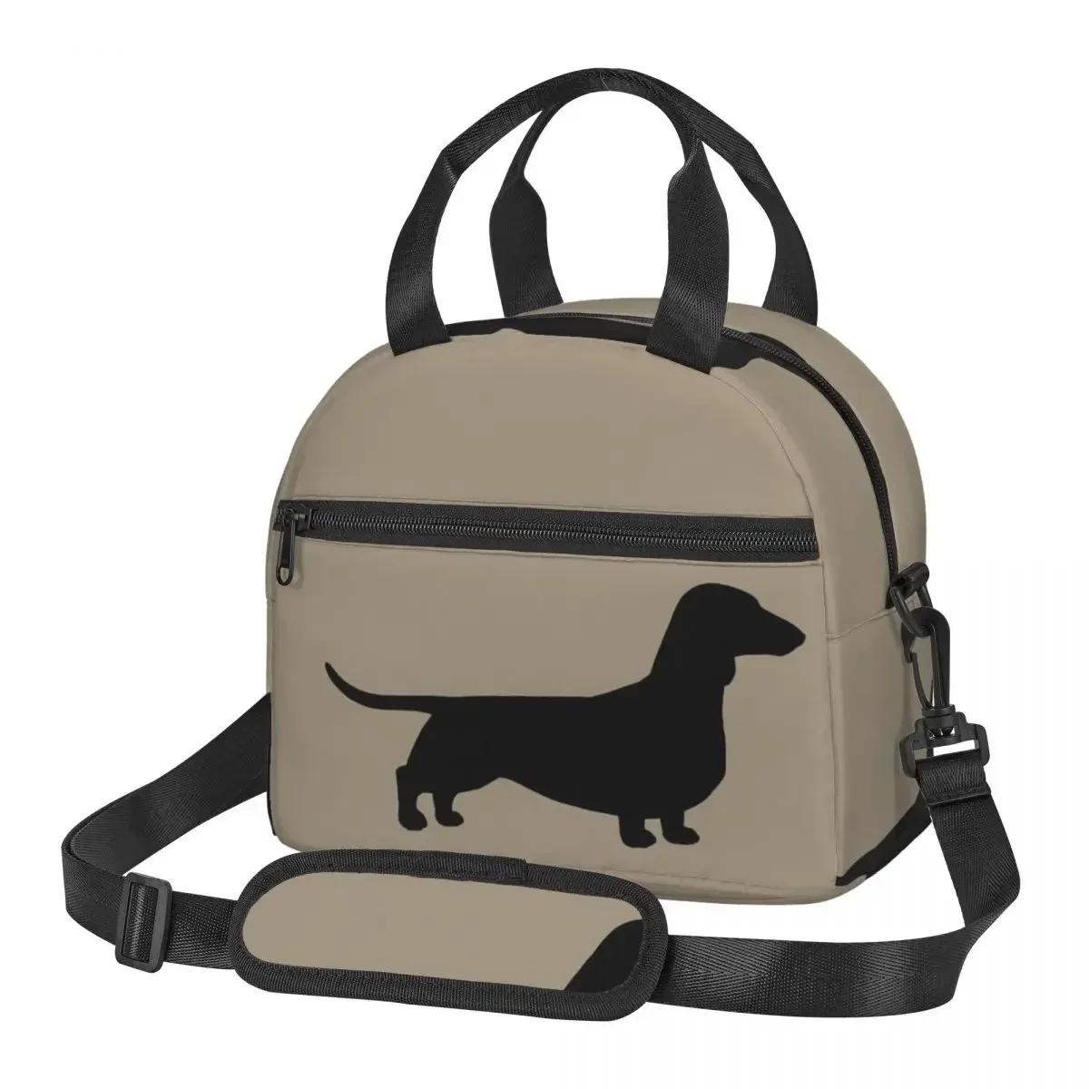 

Dachshund Dog Lunch Bags Insulated Bento Box Waterproof Lunch Tote Picnic Bags Thermal Bag for Woman Travel