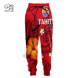 French Polynesia Tahiti Country Tribal Culture Retro Men/Women 3DPrint Harajuku Casual Funny Jogger Sweatpants Trousers Pants X3