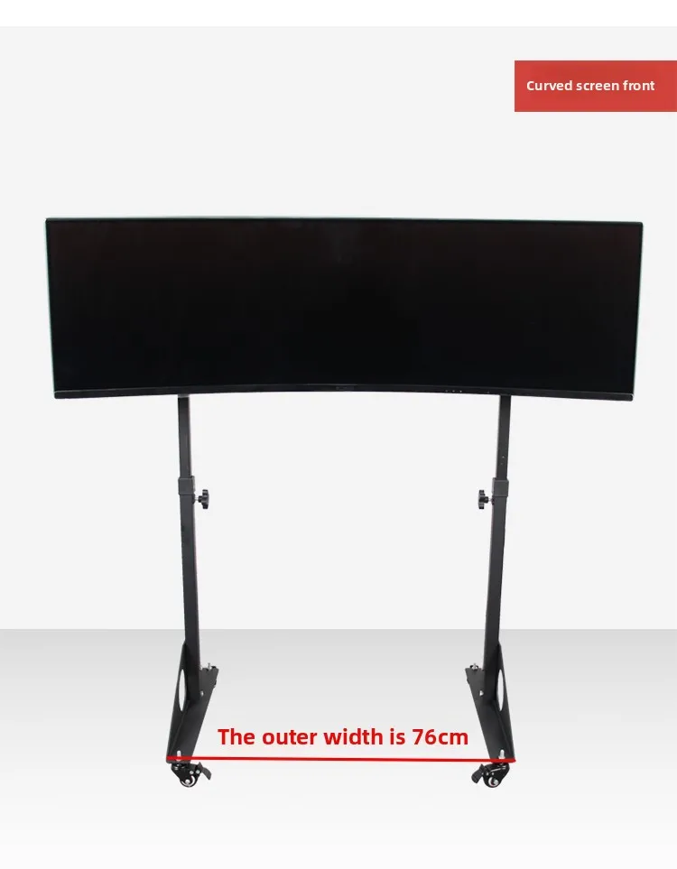 ART Cockpit Adjustable Independent Monitor Bracket Single Triple Screen Support Stand For Sim Racing Cockpit Simulator Accessory