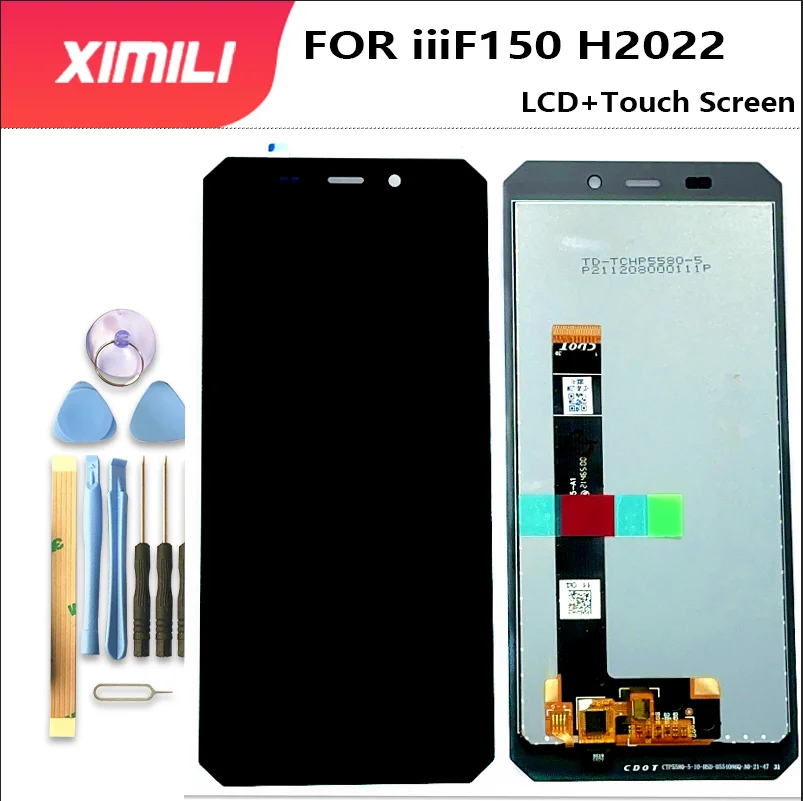 

Новый оригинальный ЖК-дисплей для Oukitel IIIF150 H2022 + цифровой преобразователь сенсорного экрана для замены ЖК-экрана iiif150 h2022 в сборе + Инструменты