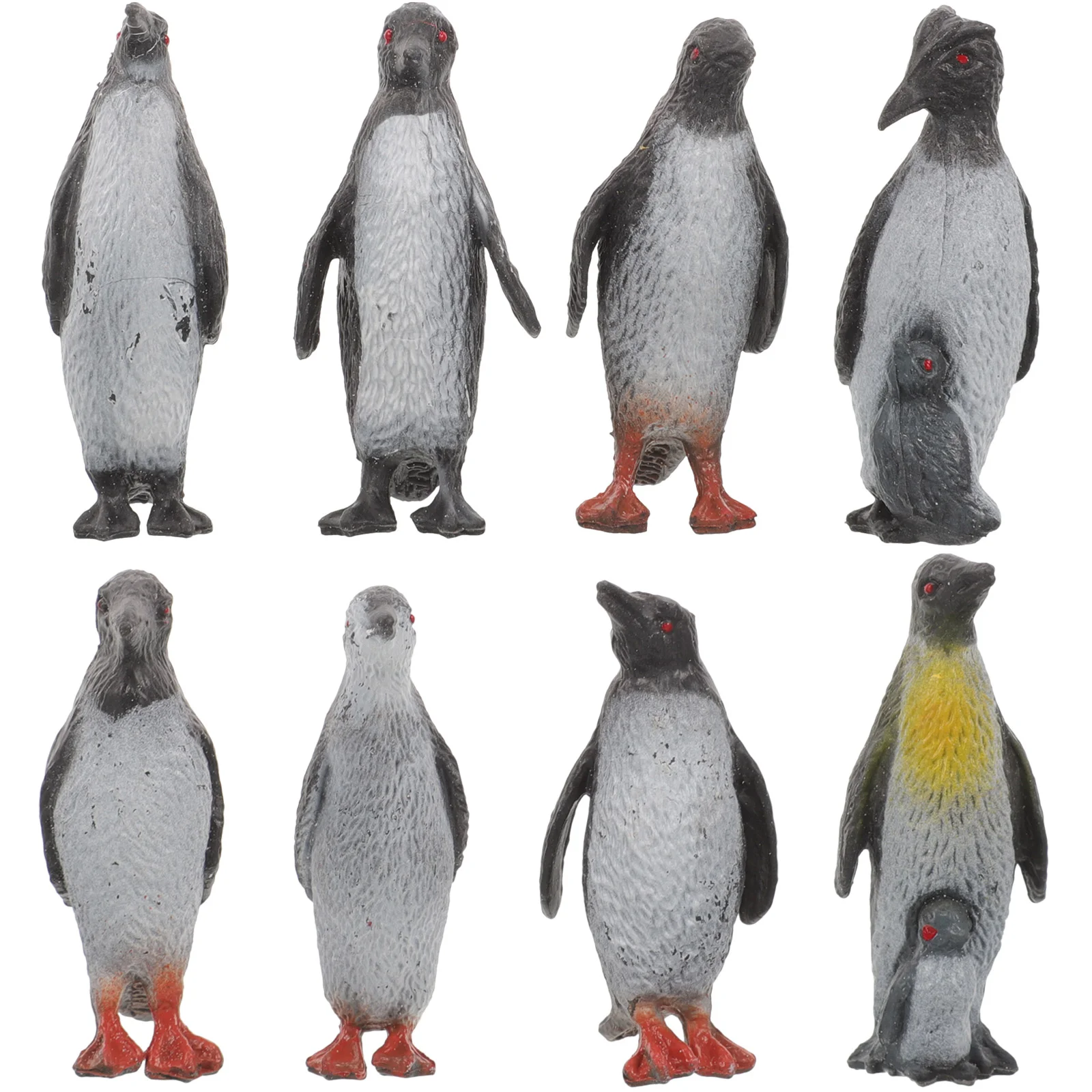 16 Stück Fun Kid Pinguin Tiermodell Simulation Pinguin Spielzeug für Heimdekoration Pinguin Figur