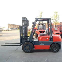 Factory New Design Low Price 2 Ton Diesel Forklift 3 Ton Wheeled Small Forklift Warehouse Dual Fuel Forklift Customized