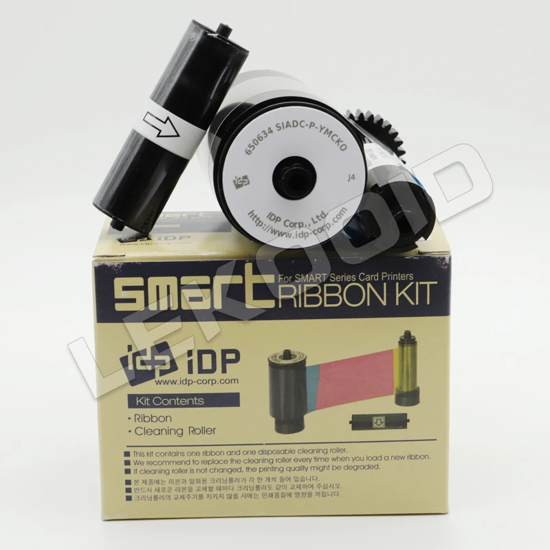 IDP Smart 650634 YMCKO Color Ribbon (250 Prints) Compatible with the IDP Smart 30 and 50 card printers