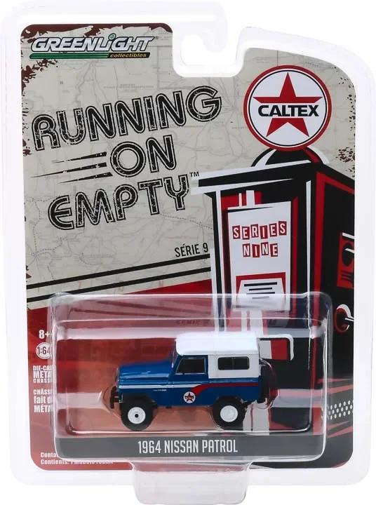 

Модель автомобиля под давлением из металлического сплава для Nissan патруль Caltex Jeep, 1:64, 1964