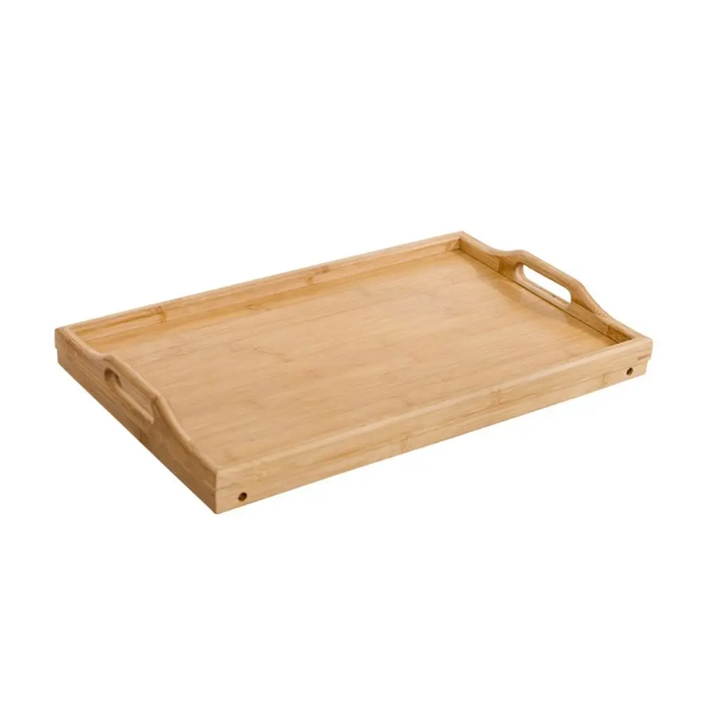 New Folding Table Multifunction Mini Dining-table Bamboo Bed Desk Living Room